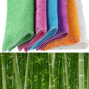 Бамбуковая салфетка для мытья посуды большая удобная